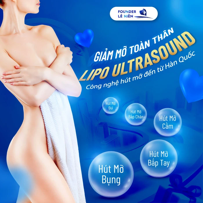 Đẹp toàn diện với hút mỡ Lipo Ultrasound