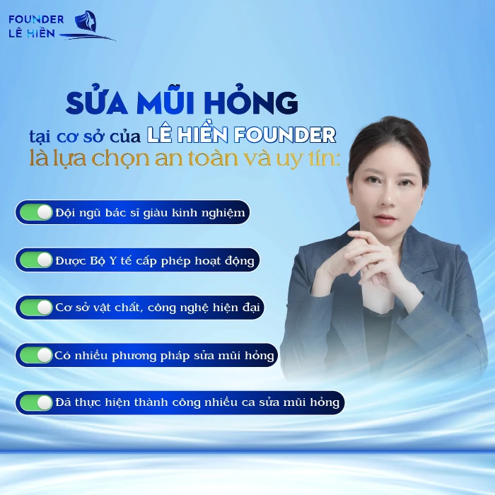 Sửa mũi hỏng