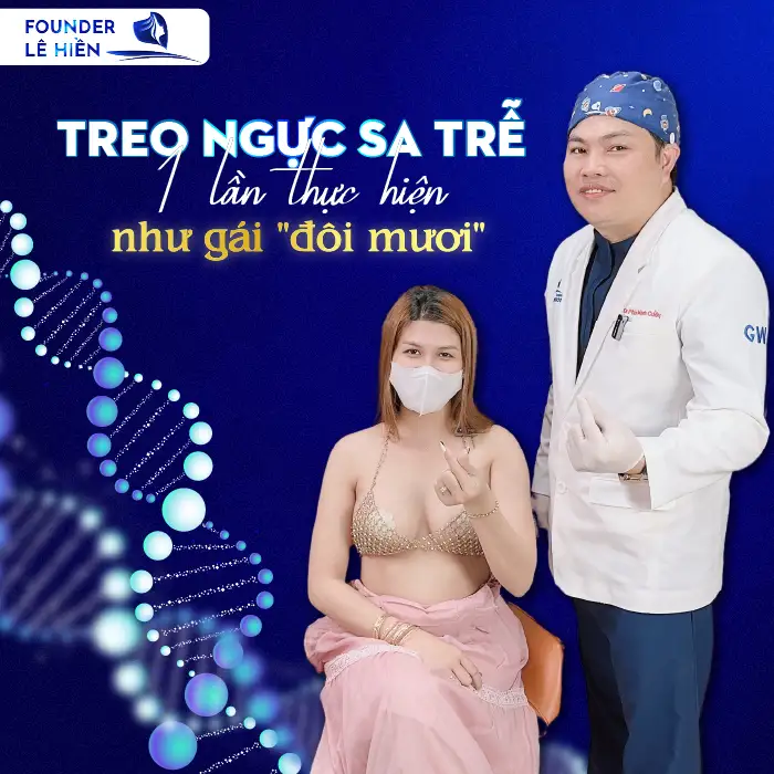 Treo ngực sa trễ 