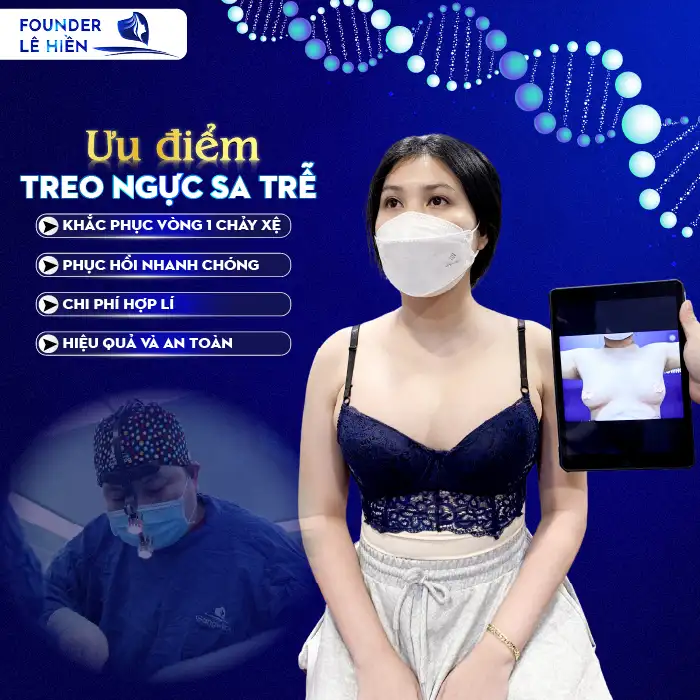 Treo ngực sa trễ