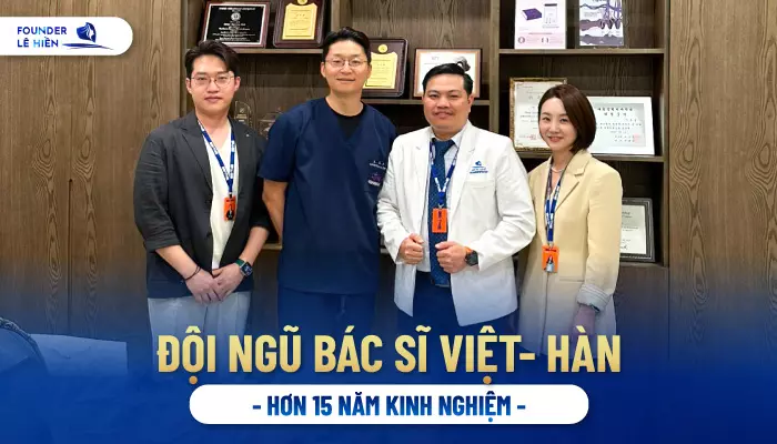 Đội ngũ bác sĩ chuyên môn thường xuyên tu nghiệp dài hạn tại Hàn Quốc