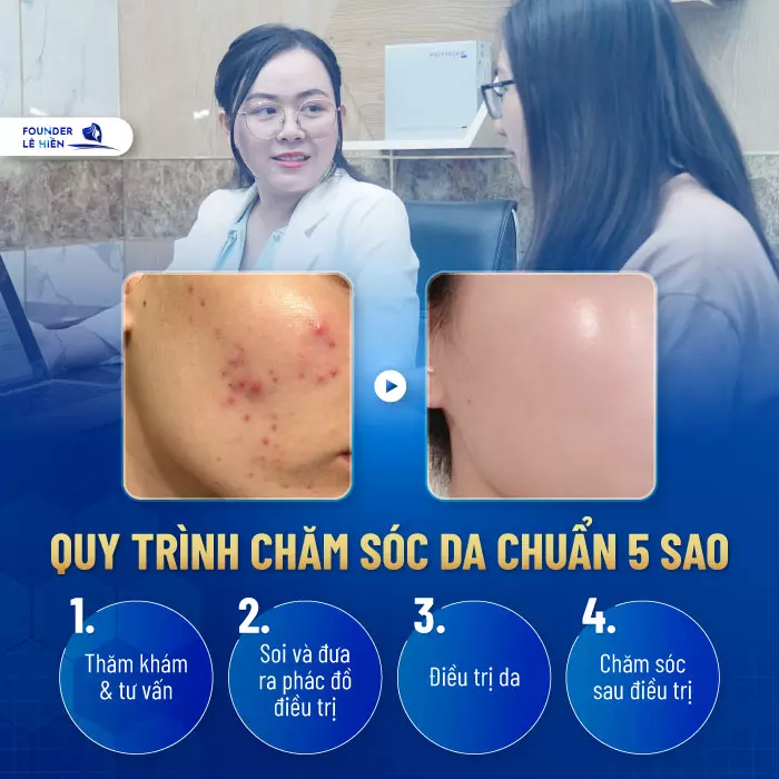 Quy trình điều trị da chuẩn Y khoa