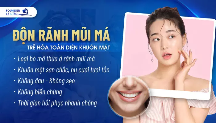 Sở hữu một cười thật tươi tắn chuẩn hoa hậu mà không còn phải lo lắng đường rãnh mũi má sâu