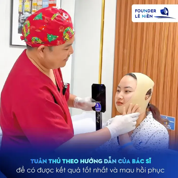 Tuân thủ hướng dẫn chăm sóc từ bác sĩ để nhận được kết quả thẩm mỹ tối ưu