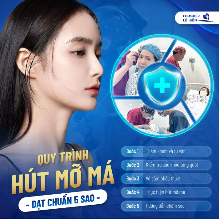 Quy trình hút mỡ má đạt chuẩn Y khoa