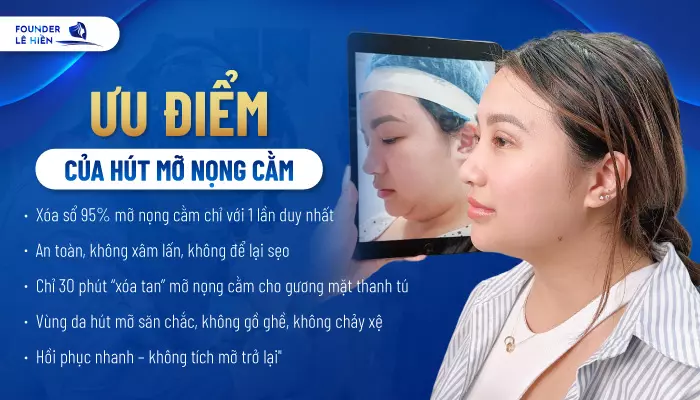 Hút mỡ nọng cằm là phương pháp thẩm mỹ giúp loại bỏ mỡ thừa tích tụ không mong muốn vùng cằm