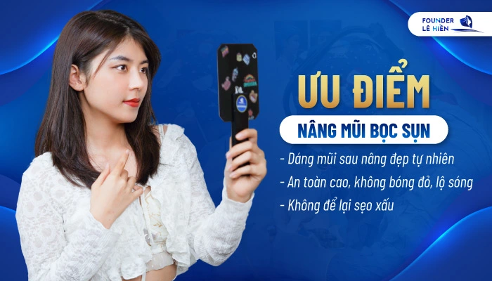 Nâng mũi bọc sụn nổi bật với nhiều ưu điểm
