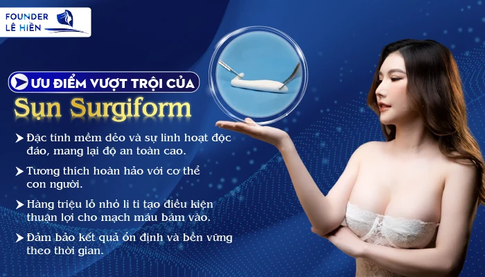 Ưu điểm vượt trội của sụn Surgiform