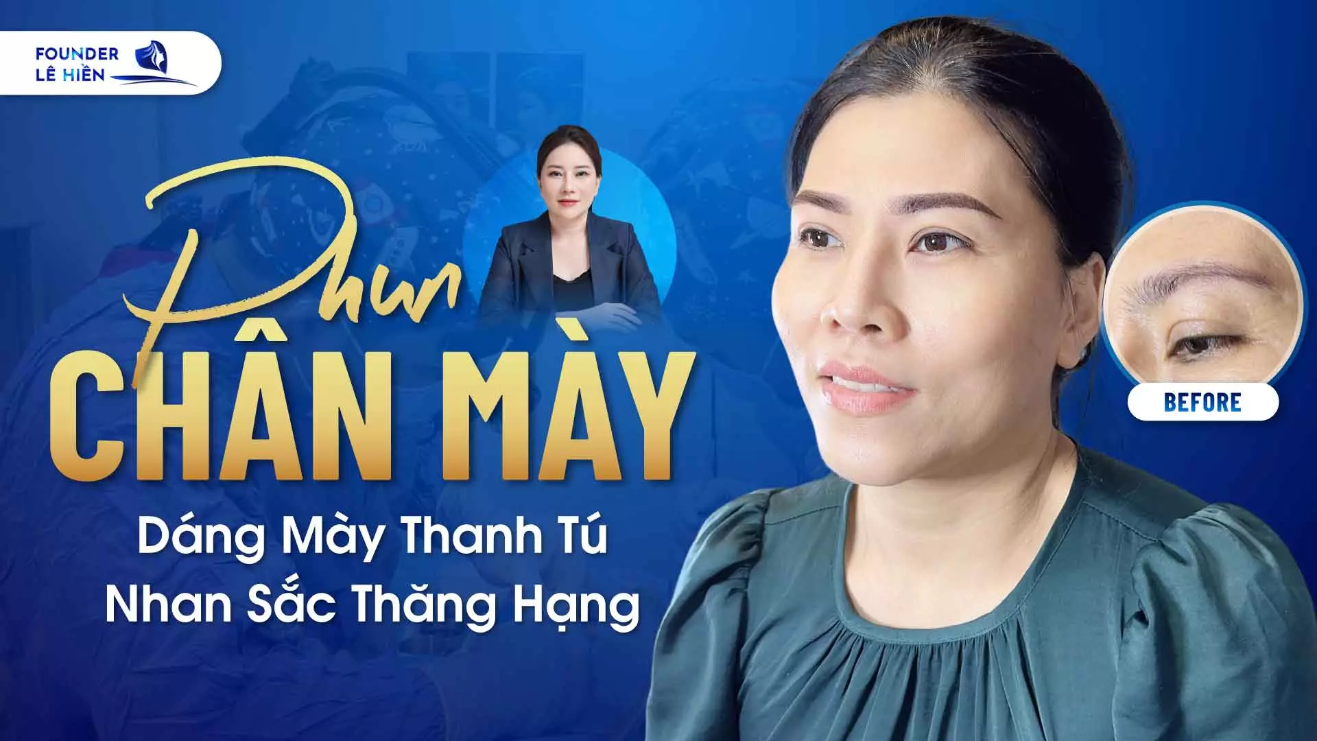 Phun Chân Mày - Dáng Mày Thanh Tú, Nhan Sắc Thăng Hạng