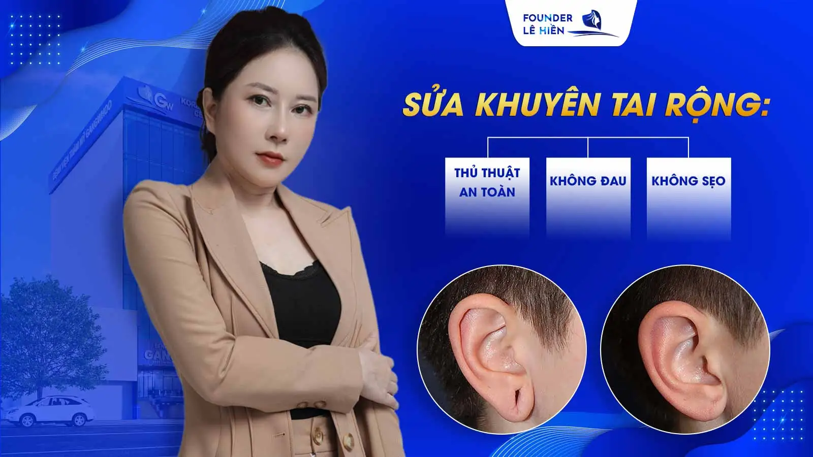 Sửa Khuyên Tai Rộng: Thủ Thuật An Toàn, Không Đau, Không Sẹo