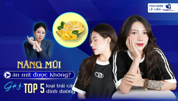 nang mui an mit duoc khong