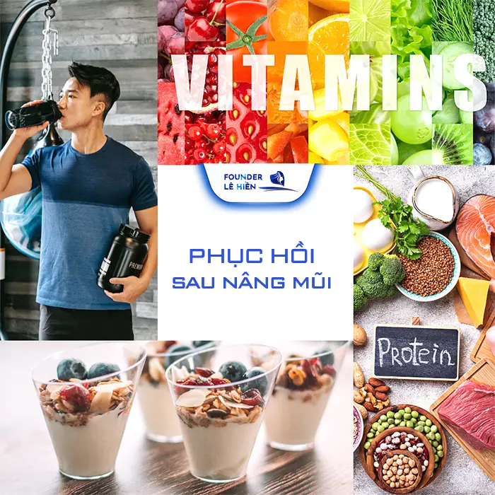 Bổ sung gì để vết thương mau hồi phục sau nâng mũi