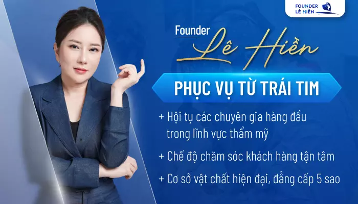 Tiêm Filler Tai Tài Lộc - Tai Đẹp Chuẩn Phong Thủy, Phát Tài Phát Lộc 9 Founder Lê Hiền phục vụ từ trái tim
