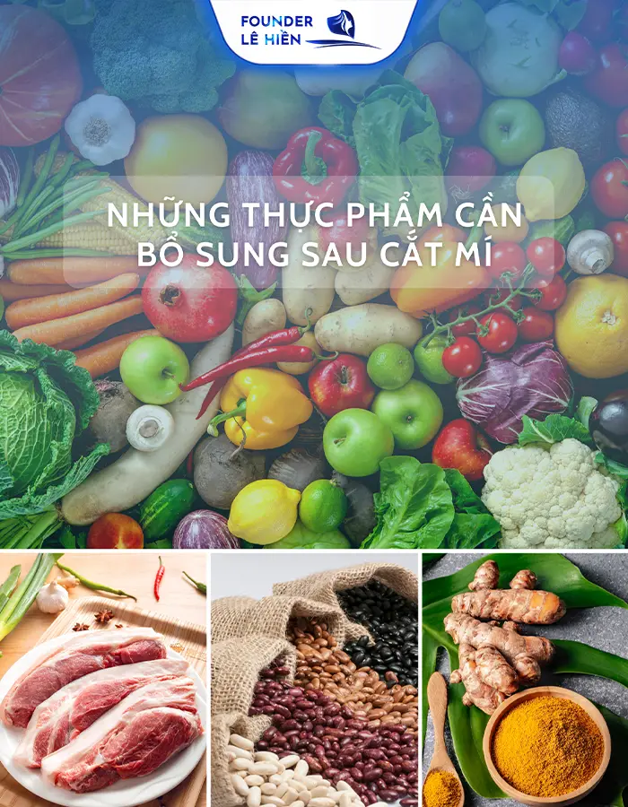 Những thực phẩm nên ăn sau khi cắt mí mắt