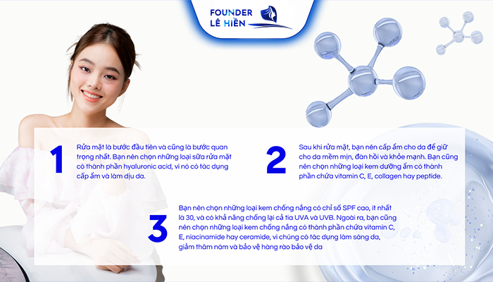 Các bước chăm sóc da tiêu chuẩn cho làn da sau phẫu thuật