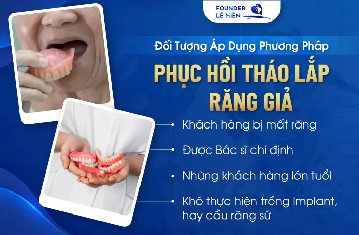 Phục hồi tháo lắp răng giả