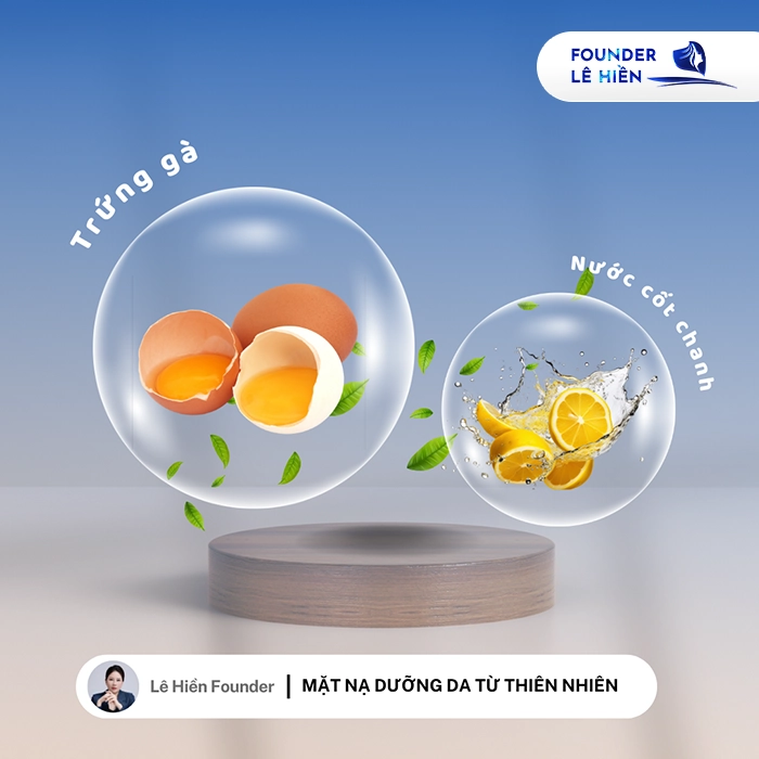 Mặt Nạ Căng Bóng Da Từ Trứng Gà 