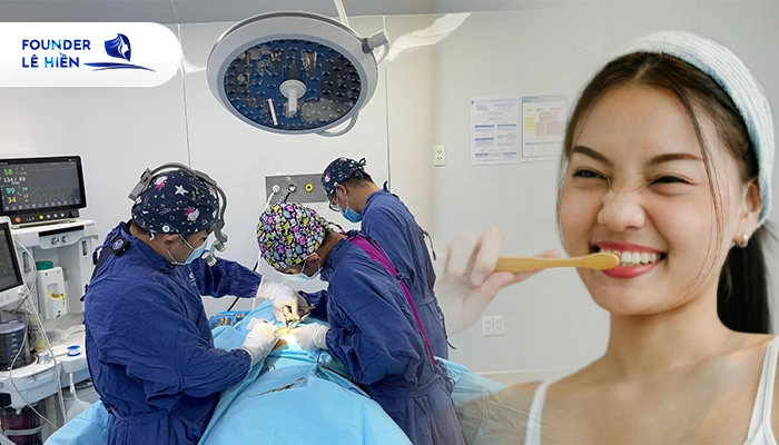 Nâng mũi có đánh răng được không? 4 bước vệ sinh mũi bạn cần nắm rõ 2 Nâng mũi có đánh răng được không?