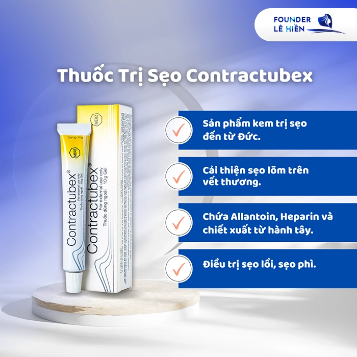 Thuốc liền sẹo sau cắt mí Contractubex