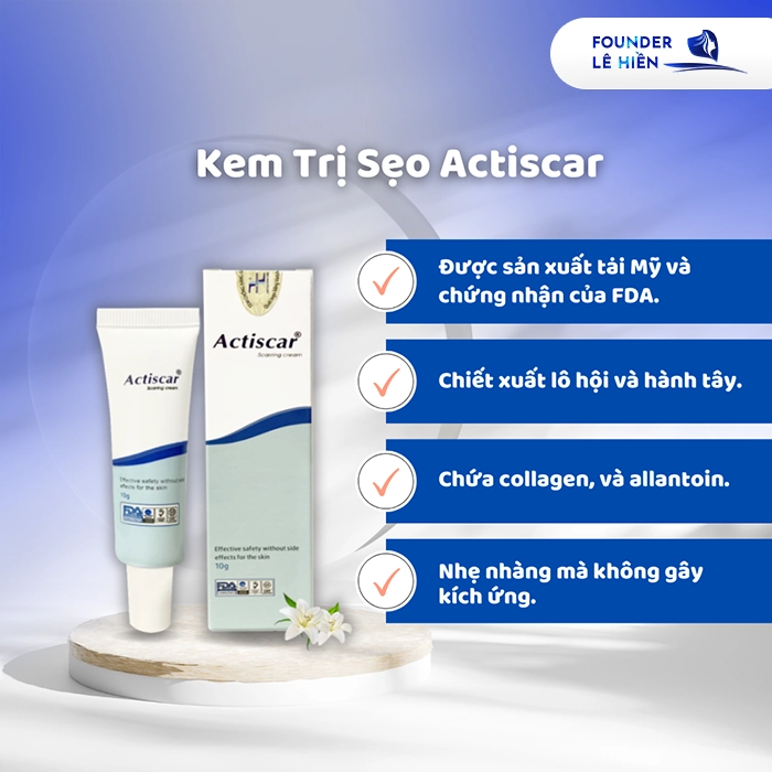 Thuốc liền sẹo sau cắt mí Actiscar