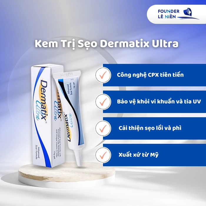 Thuốc liền sẹo sau cắt mia Dermatix Ultra