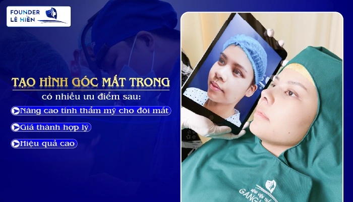 tạo hình góc mắt trong