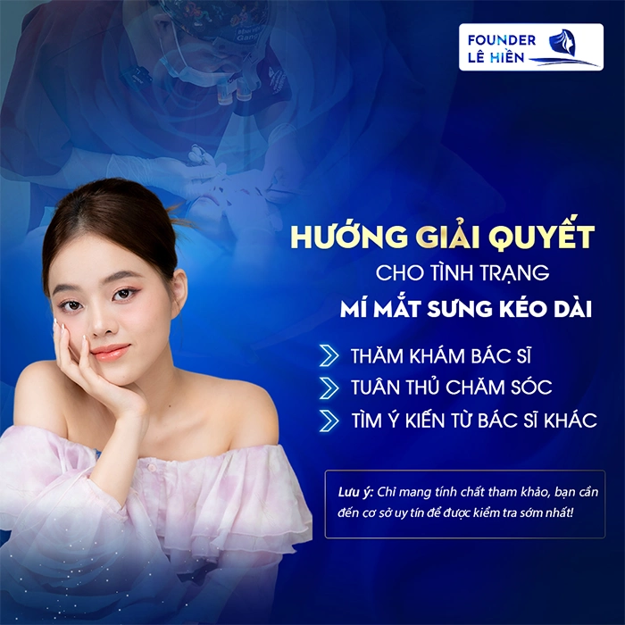 Bác Sĩ Đưa Ra Hướng Giải Quyết : Khi Cắt Mí Sau 1 Tháng Vẫn Sưng