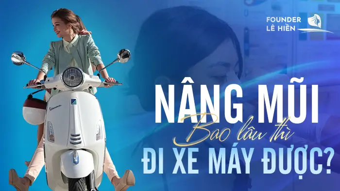 nang mui bao lau thi di xe may duoc