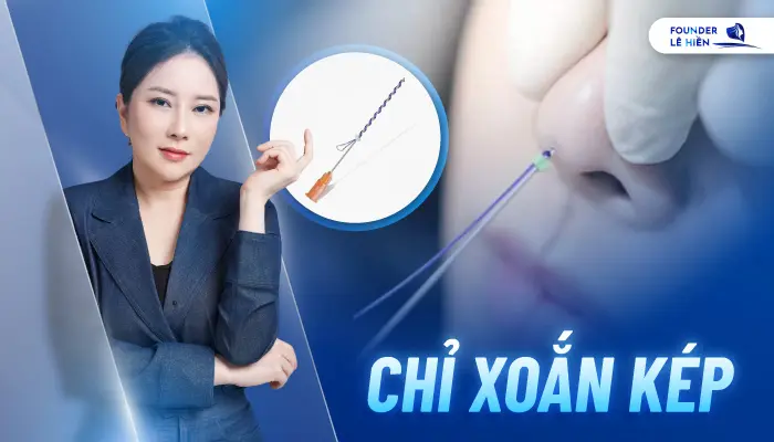 Nâng Mũi Chỉ Xoắn Kép Là Gì