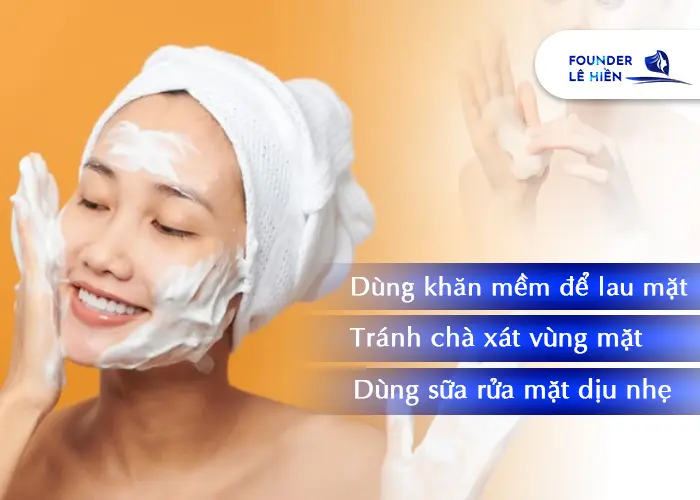 Nâng Mũi Bao Lâu Thì Được Dùng Sữa Rửa Mặt