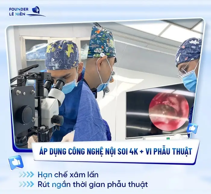 Áp dụng công nghệ nội soi vi phẫu hiện đại trong gọt hàm